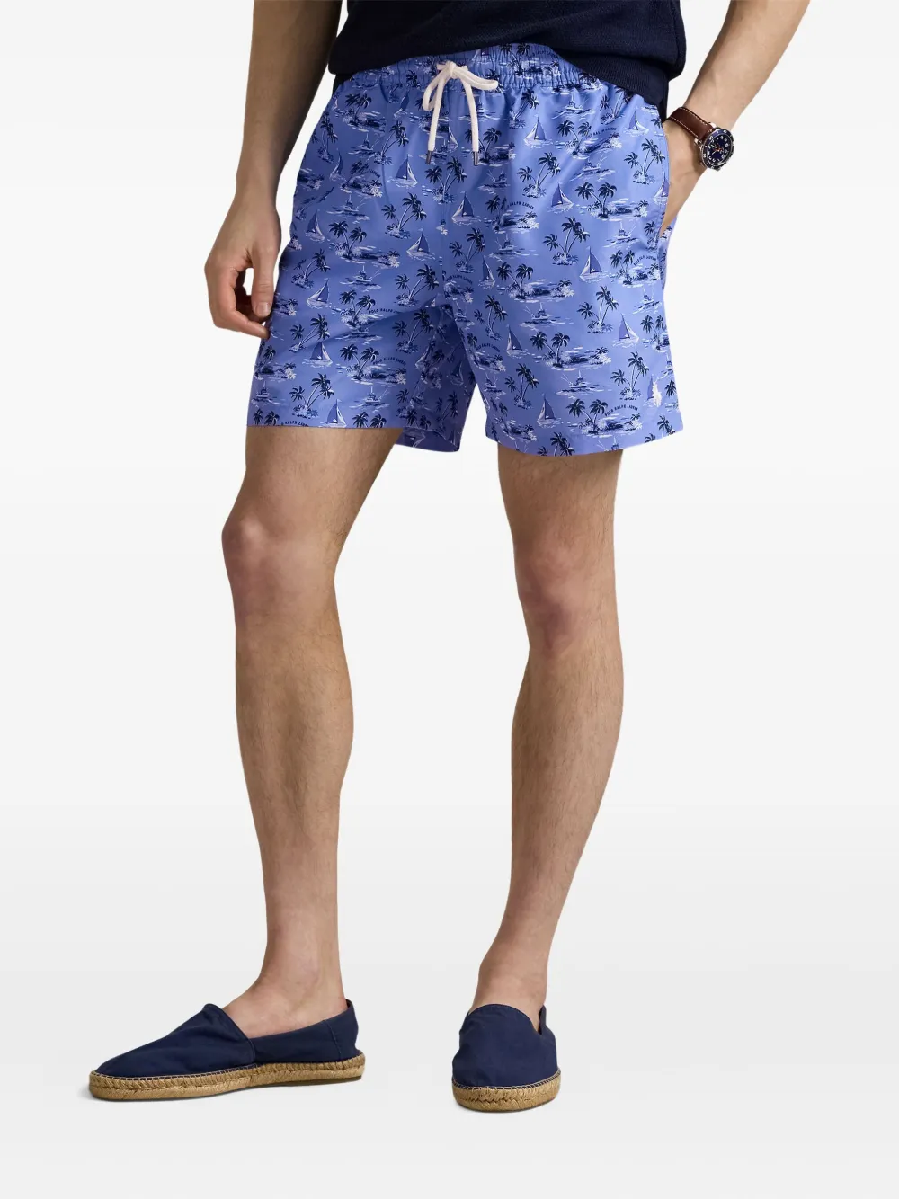 Polo Ralph Lauren Trainingsshorts met grafische print Blauw