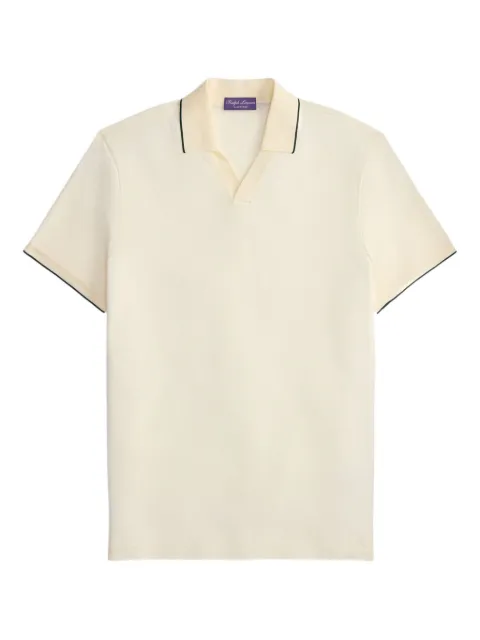 Ralph Lauren Purple Label قميص بولو برقبة V