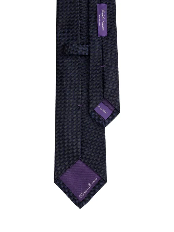 Lauren Purple Label ネクタイ シルク ネイビー シルバー Lauren Purple Label ネクタイ シルク ネイビー シルバー - メルカリ