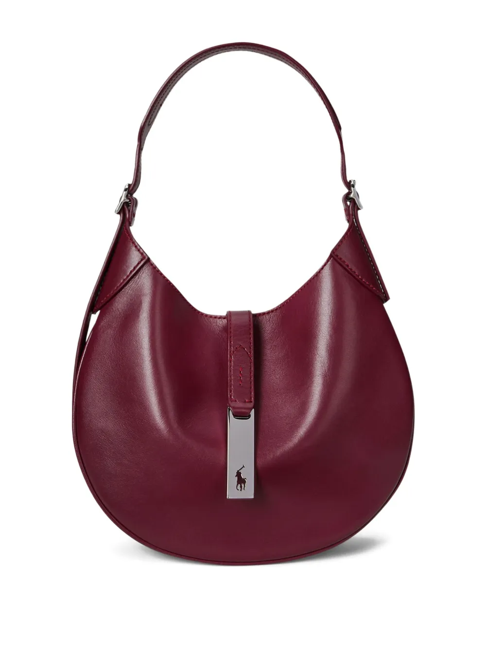 Polo Ralph Lauren Polo ID curved-handle leather bag | Red | Image 1