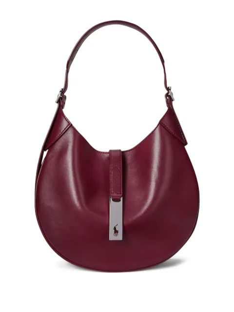Polo Ralph Lauren Polo ID curved-handle leather bag