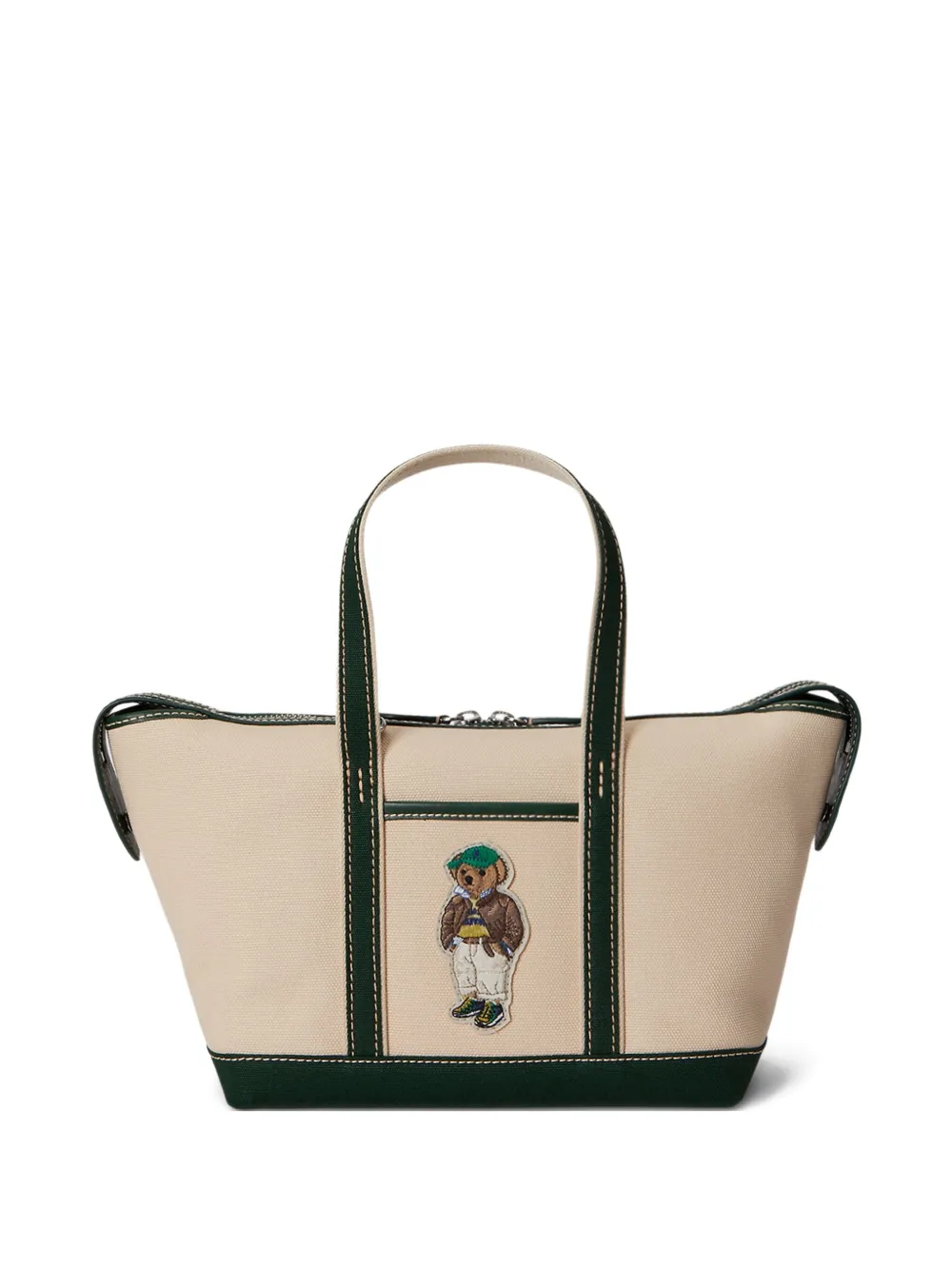Polo Ralph Lauren Tote Bag mit Bärenstickerei - Nude