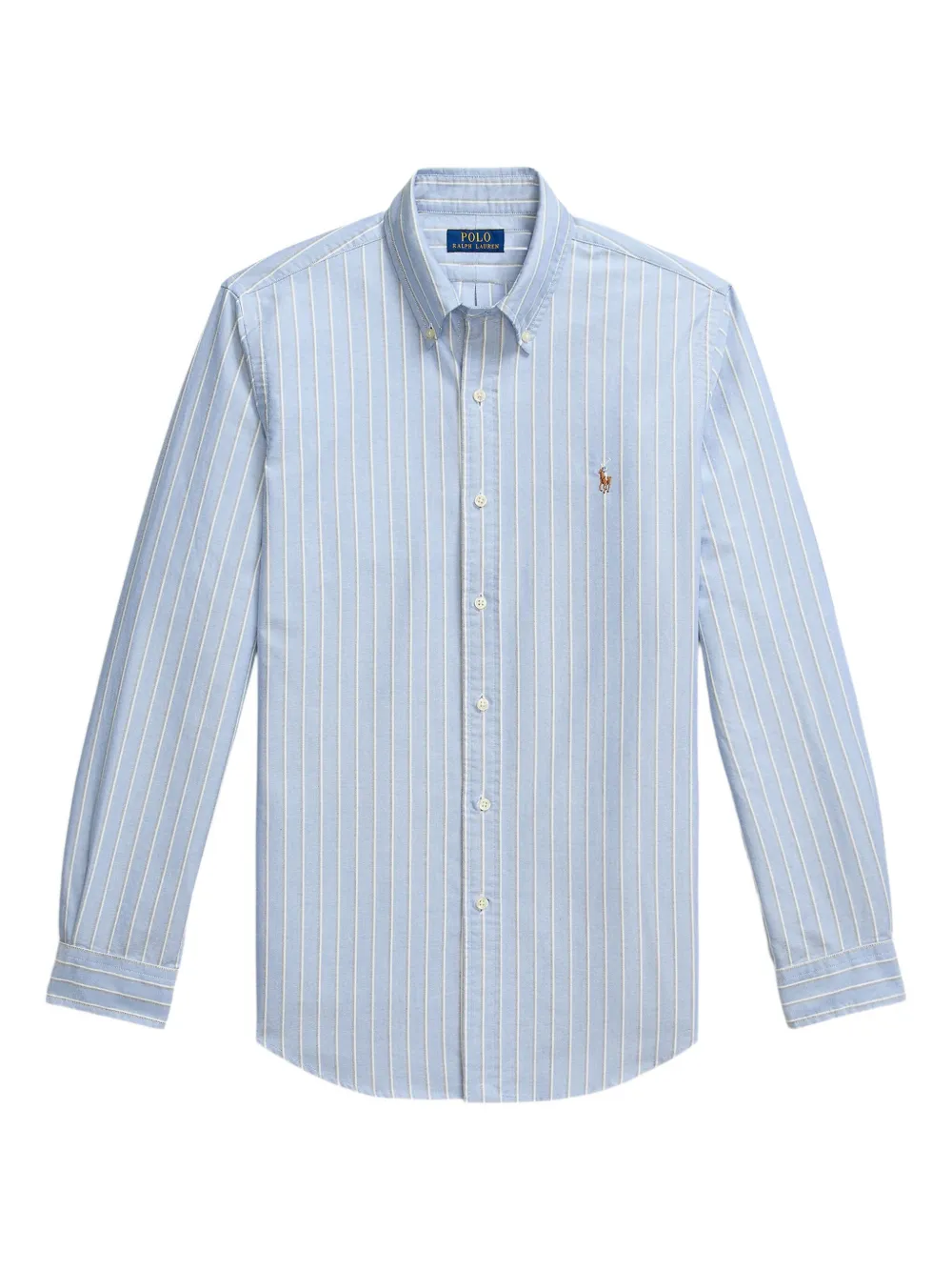 Polo Ralph Lauren striped Oxford shirt | Blue | Image 1