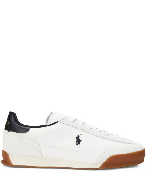 Polo Ralph Lauren Hester leather-panel trainers