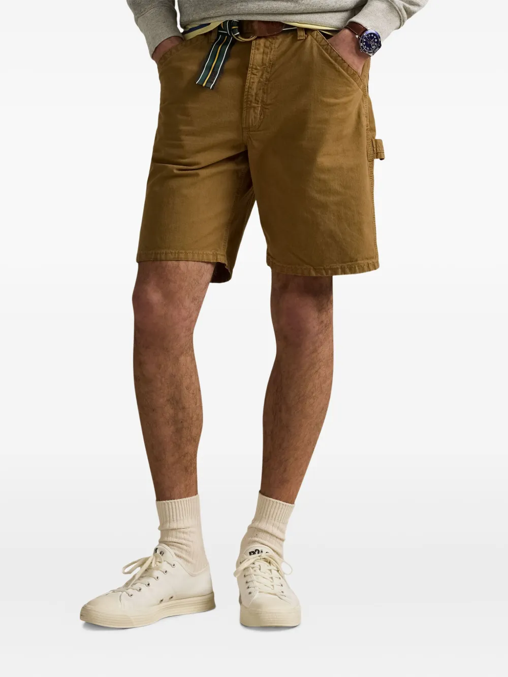 Polo Ralph Lauren Bermuda shorts met logopatch Groen