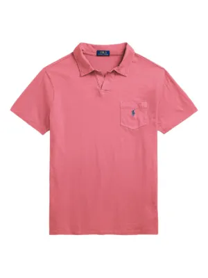 Polo Ralph Lauren Camisa Polo Com Logo Bordado | Rosa | FARFETCH BR