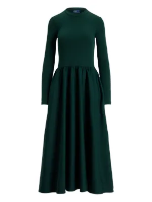 Polo Ralph Lauren Maxi cable-knit Dress | Blue | FARFETCH