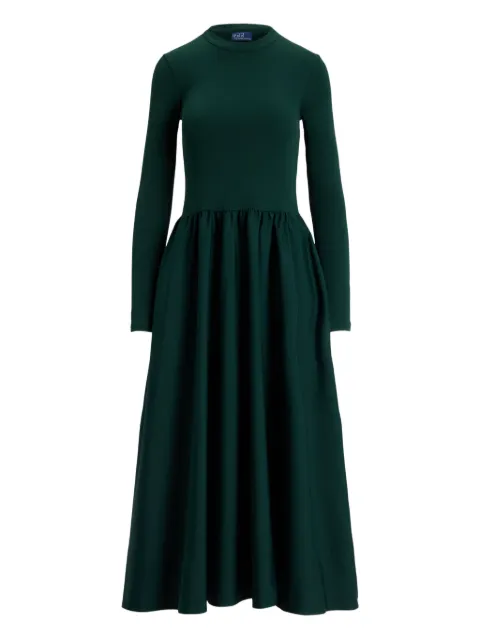 Polo Ralph Lauren robe mi-longue à fronces