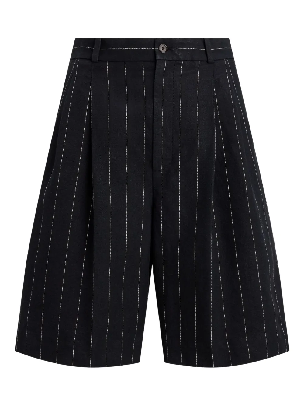 Polo Ralph Lauren Geplooide shorts met krijtstreep Zwart