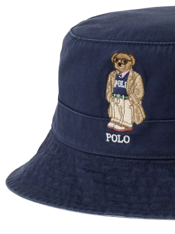 Polo Ralph Lauren ポロベア バケットハット | ブルー | FARFETCH JP