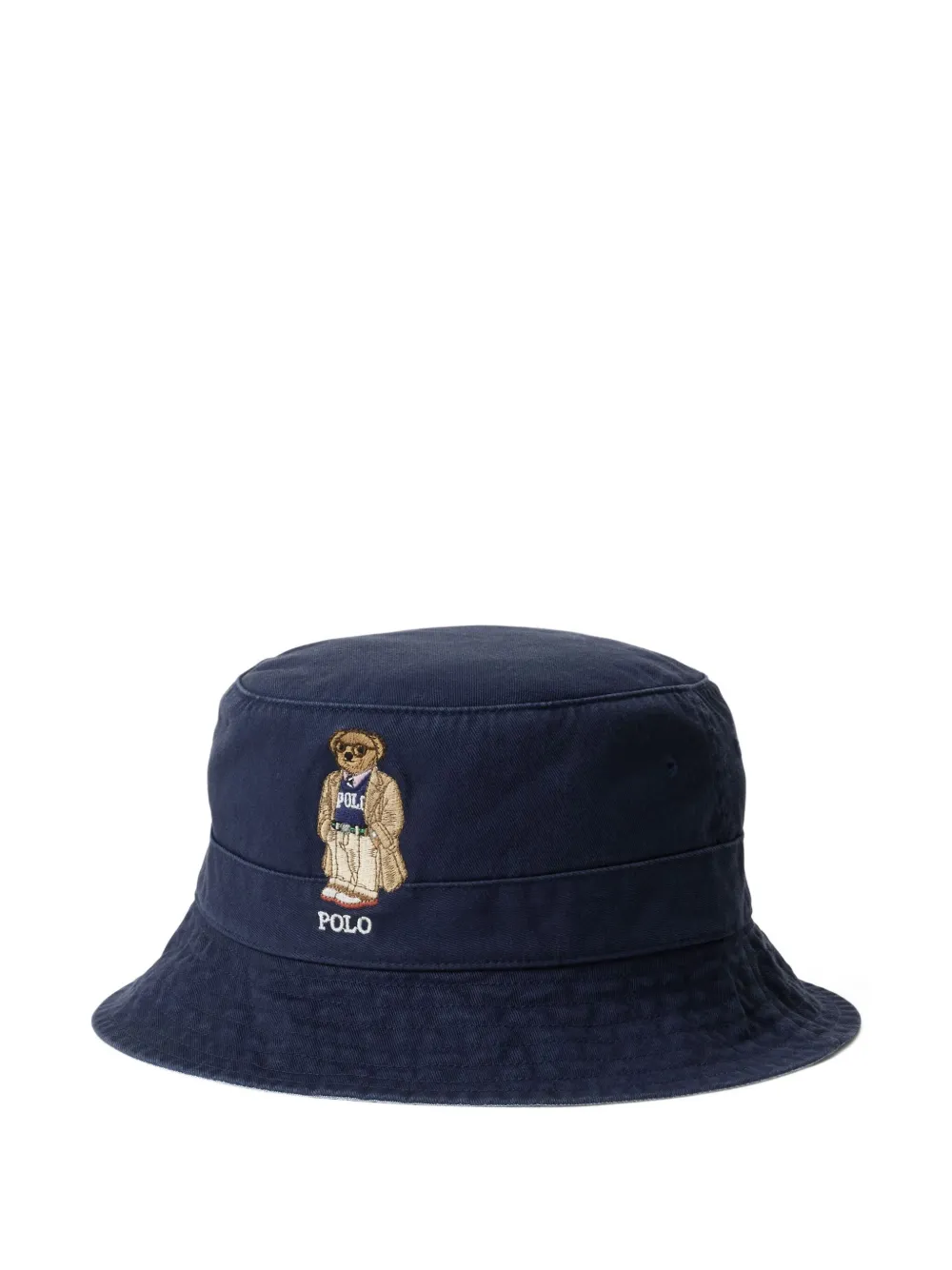 Polo Ralph Lauren Vissershoed met borduurwerk Blauw