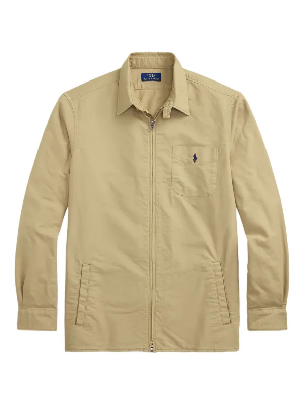 Polo Ralph Lauren Oxford ジップアップ シャツジャケット