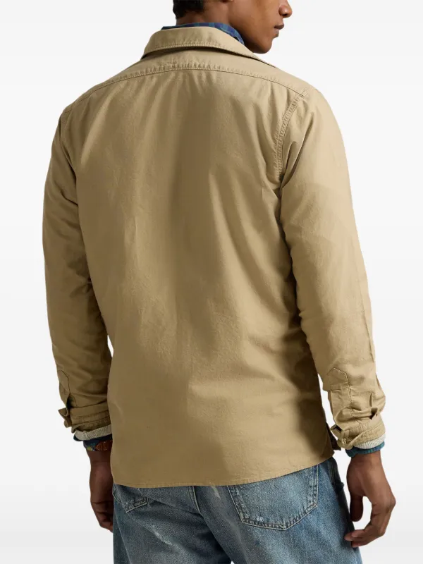 Polo Ralph Lauren Oxford ジップアップ シャツジャケット