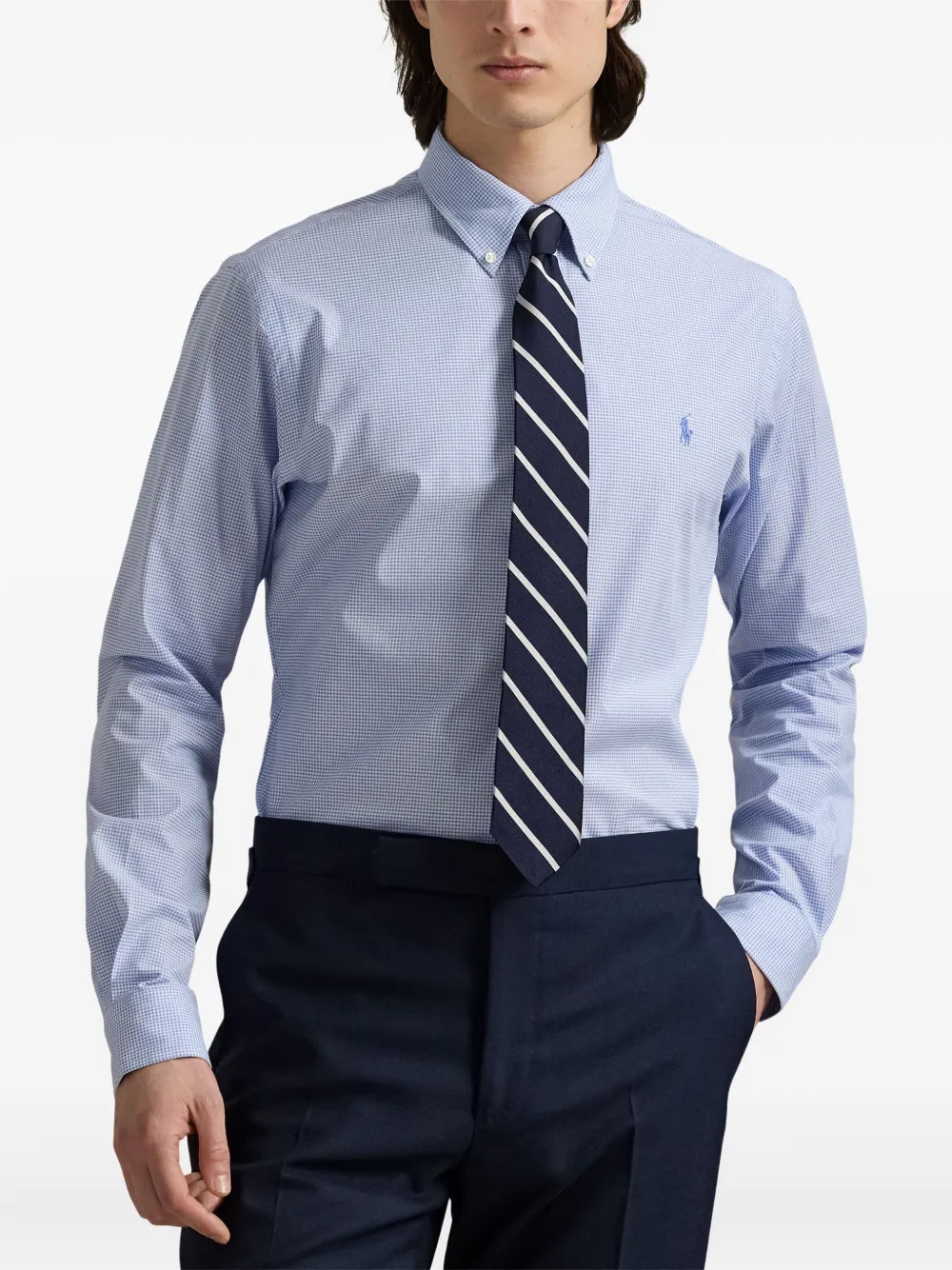 Polo Ralph Lauren Geruit overhemd Blauw