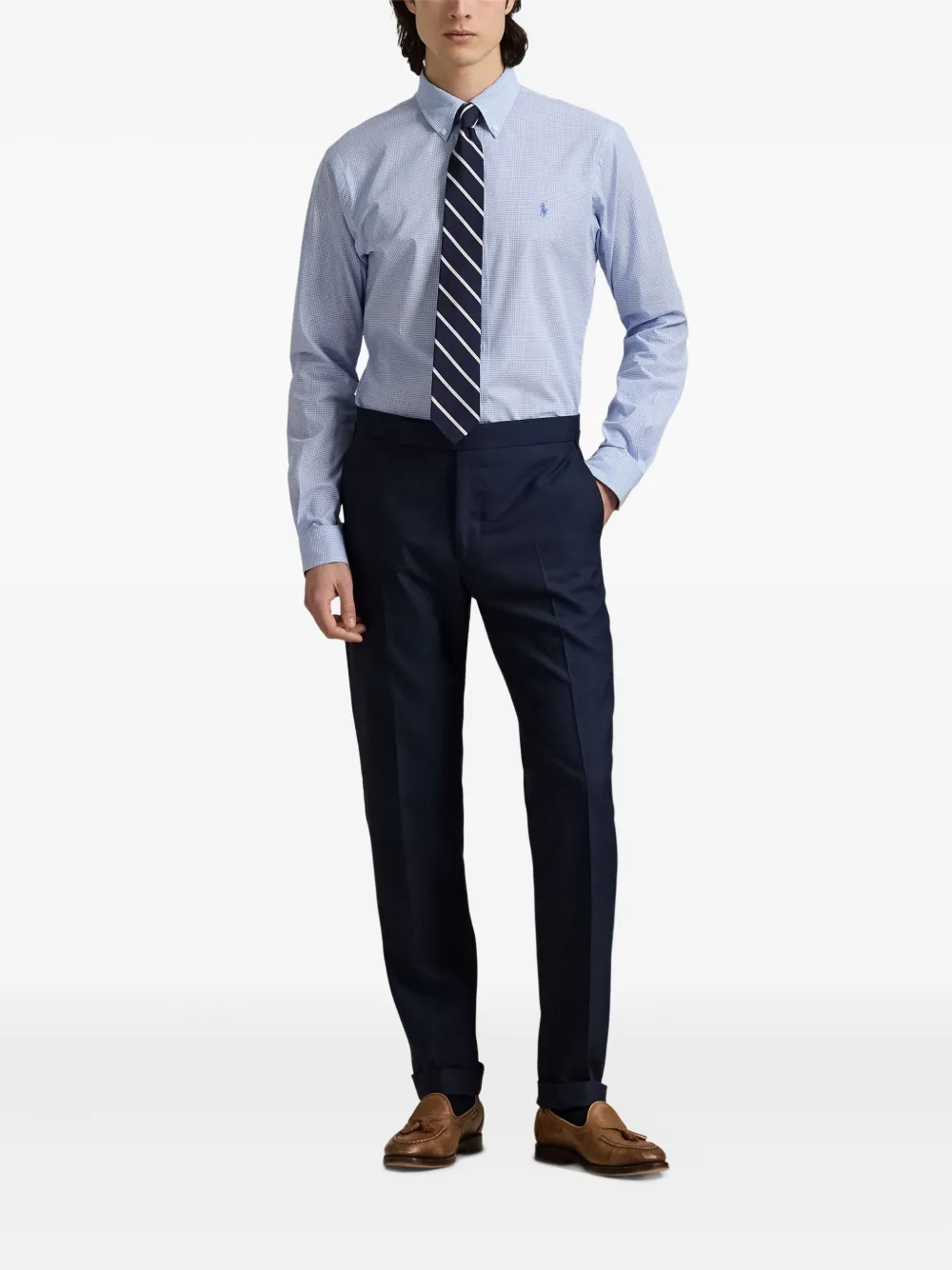 Polo Ralph Lauren Geruit overhemd Blauw