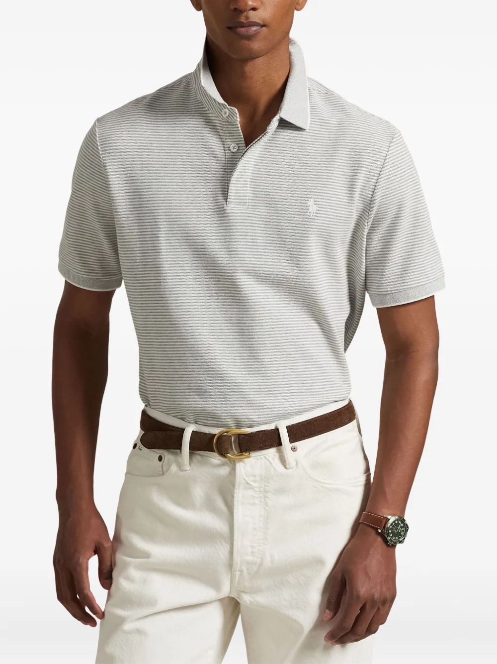 Polo Ralph Lauren Gestreept poloshirt Wit