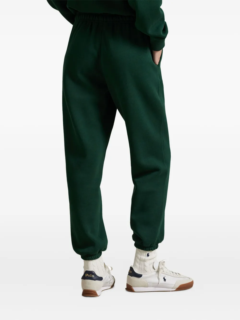 Polo Ralph Lauren Logo-embroidered Drawstring Track Pants In Green