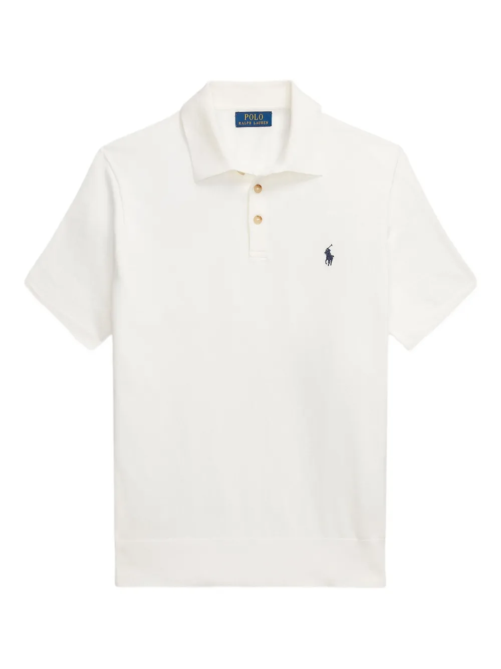 Polo Ralph Lauren ショートスリーブ ポロシャツ - ホワイト Polo Ralph Lauren ショートスリーブ ポロシャツ - ホワイト