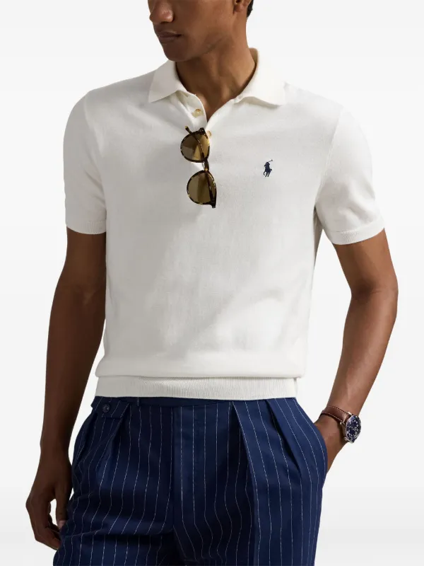Polo Ralph Lauren short-sleeve Polo Shirt White FARFETCH UK