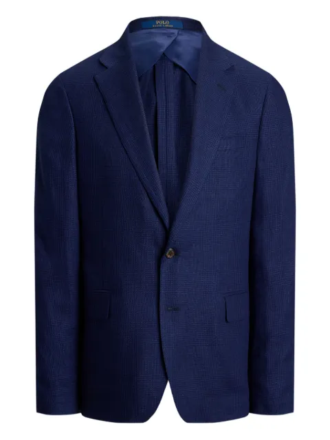 Polo Ralph Lauren check single-breasted blazer