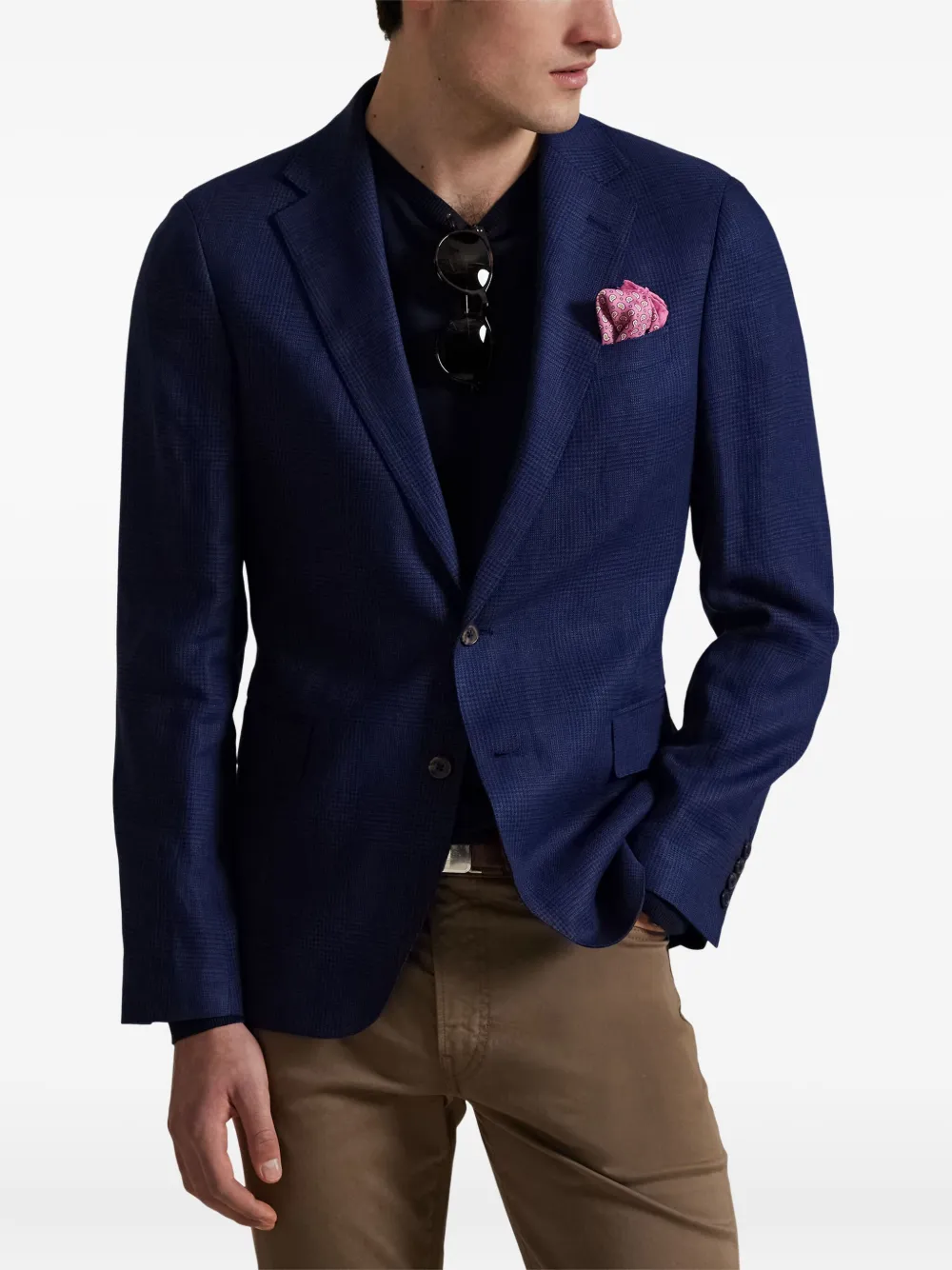 Polo Ralph Lauren Blazer met enkele rij knopen Blauw