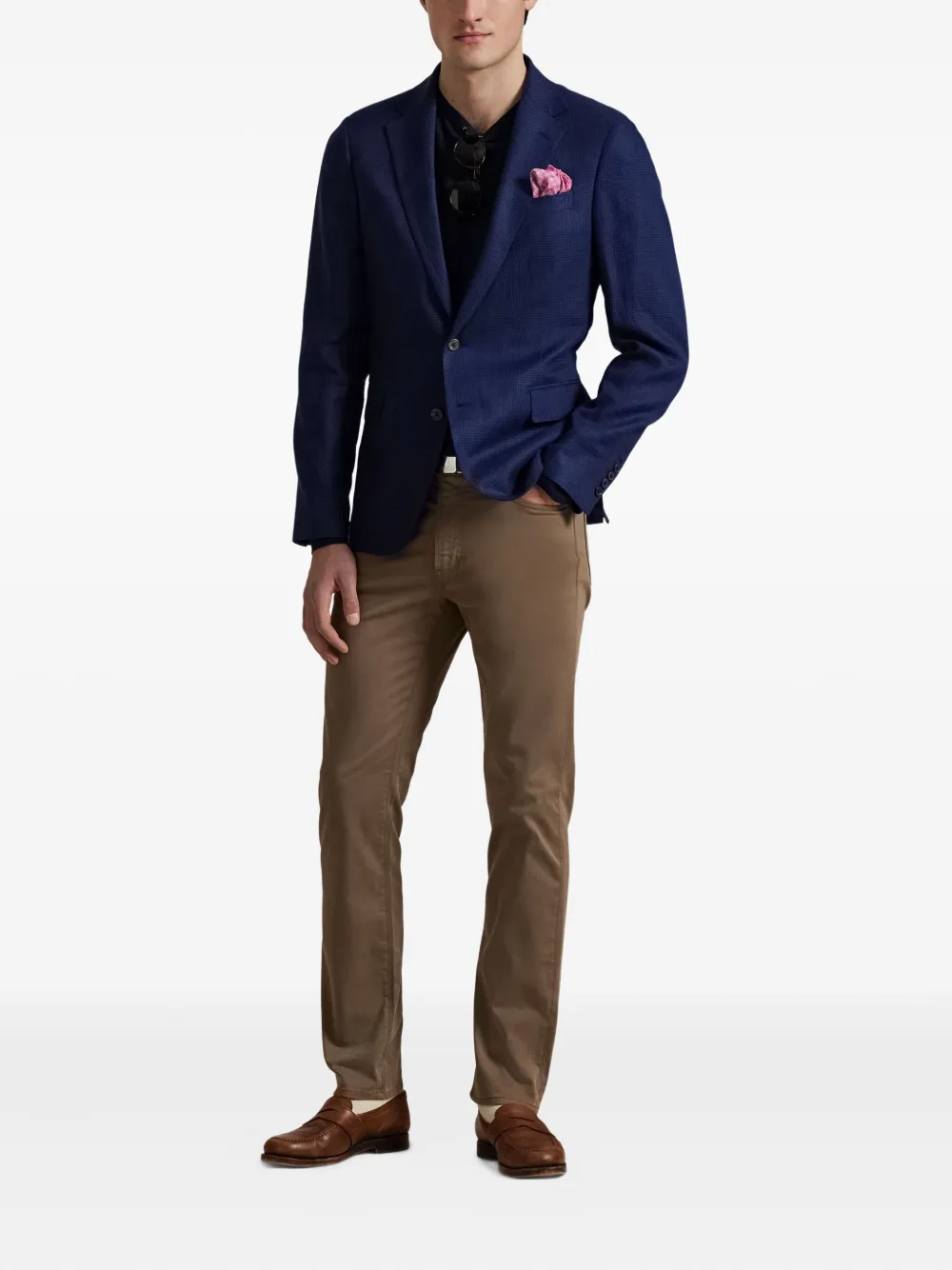 Polo Ralph Lauren Blazer met enkele rij knopen Blauw