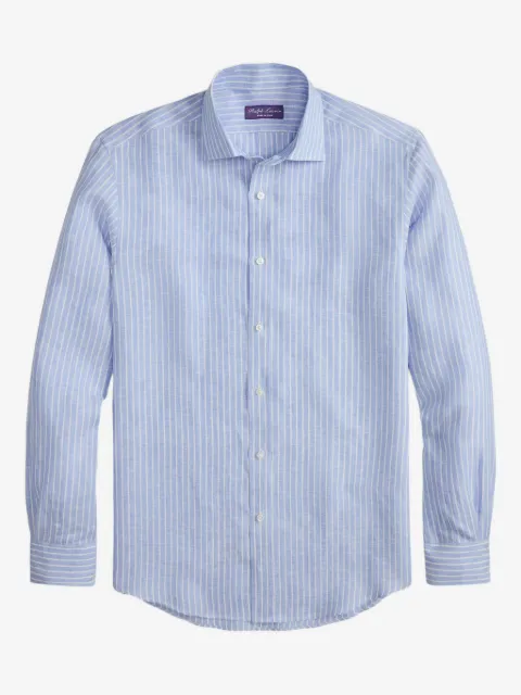 Ralph Lauren Purple Label striped linen shirt