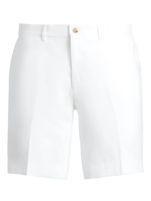 Ralph Lauren Purple Label センタープレス チノショーツ | ホワイト 