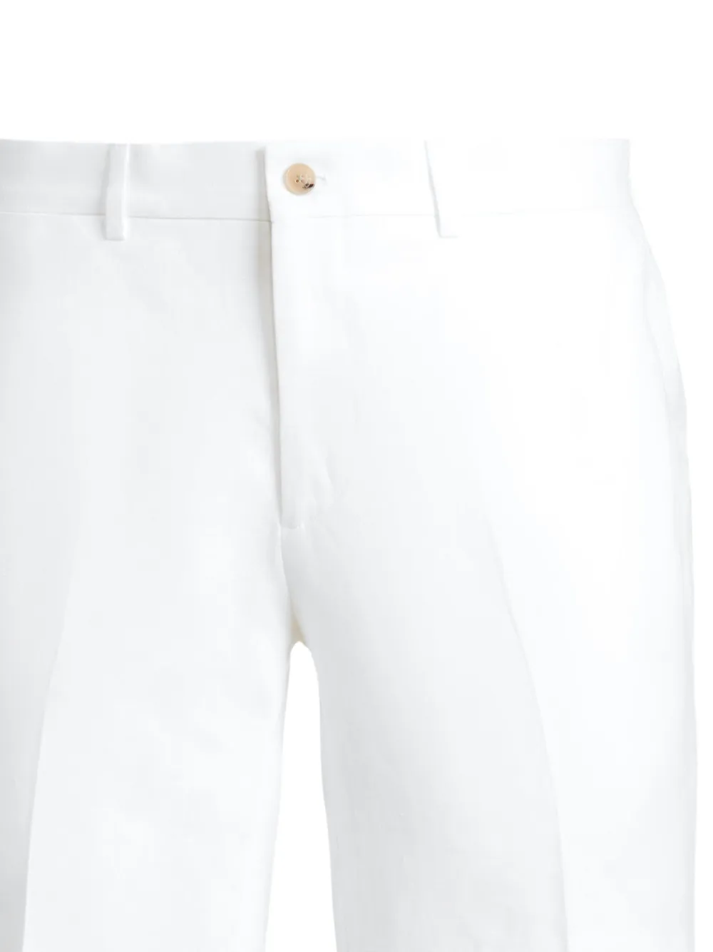 Ralph Lauren Purple Label Geplooide chino Wit