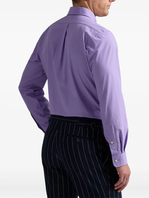 open lace back dress Men's Shirts | Game Day in Louisiana Purple Performance Polo main image 1