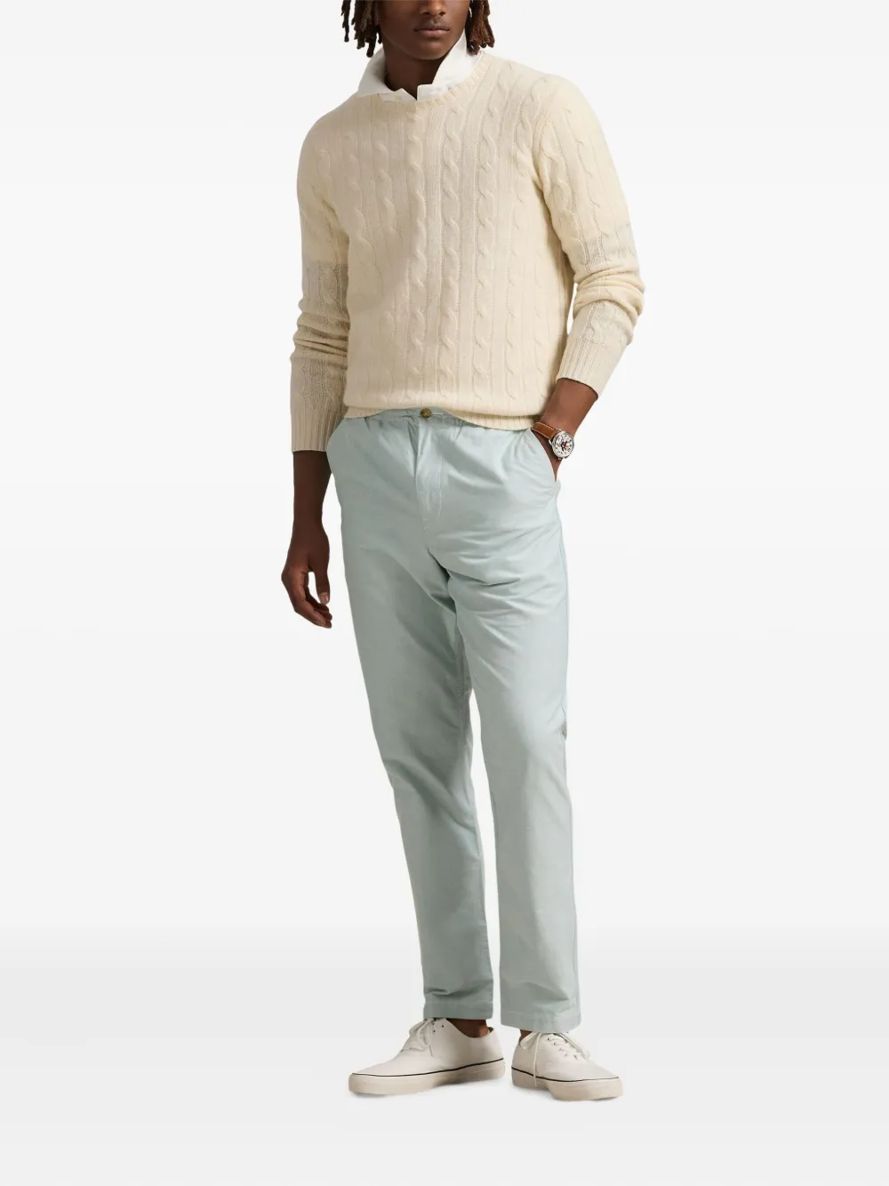 Polo Ralph Lauren Prepster chino met elastische taille Blauw