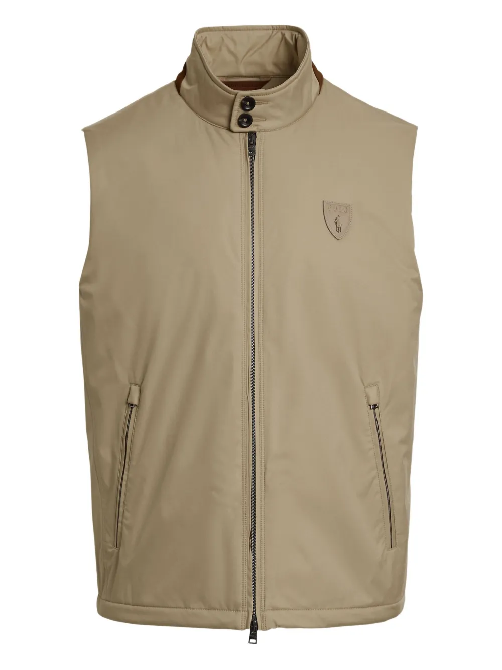 Polo Ralph Lauren ジップアップ トップ - ニュートラル Polo Ralph Lauren ジップアップ トップ - ニュートラル