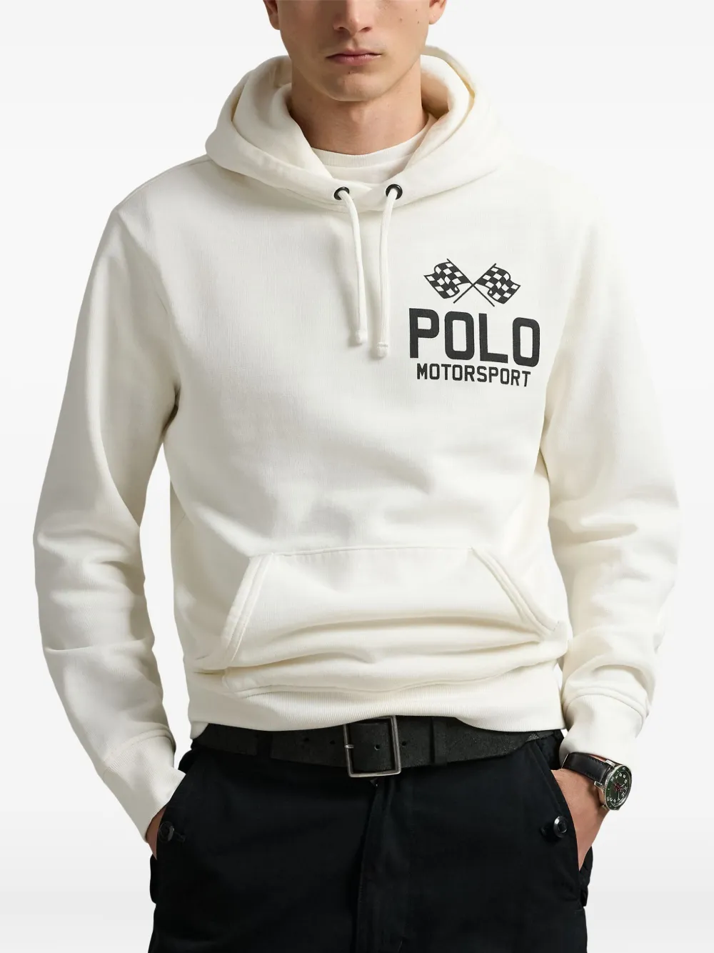 Polo Ralph Lauren Hoodie met geborduurd logo Wit