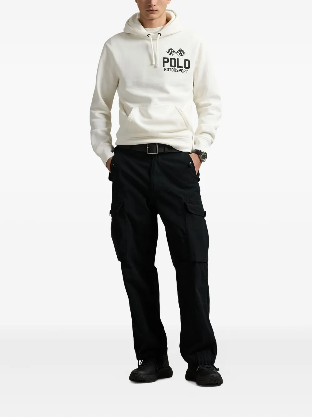 Polo Ralph Lauren Hoodie met geborduurd logo Wit