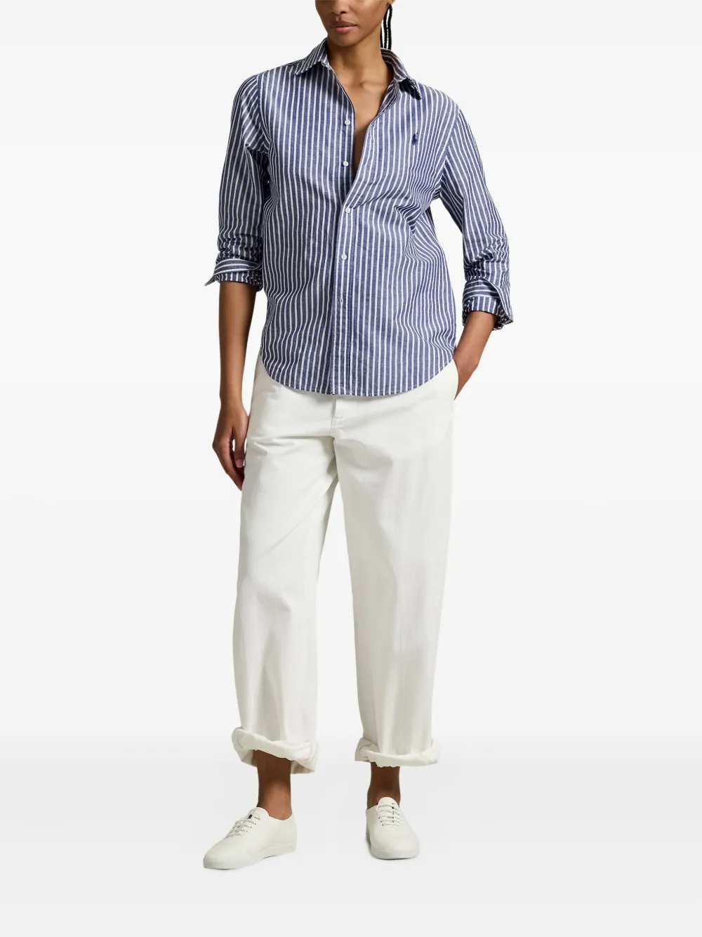 Polo Ralph Lauren striped logo-embroidered shirt | Shirts | Image 2