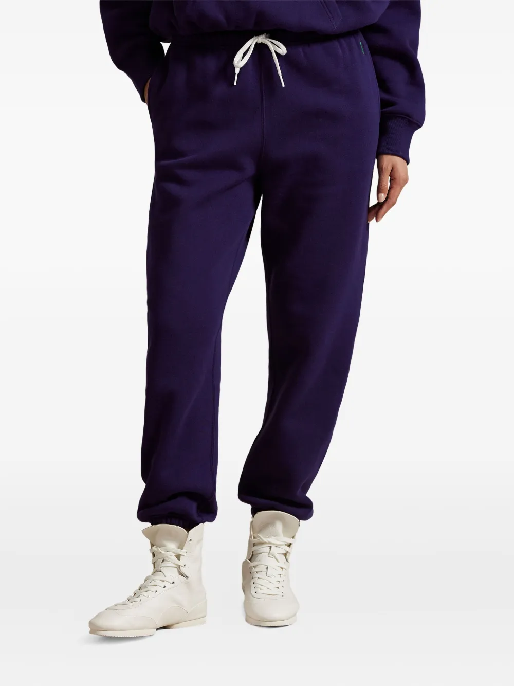 Polo Ralph Lauren Drawstring-cuffed Joggers In Purple