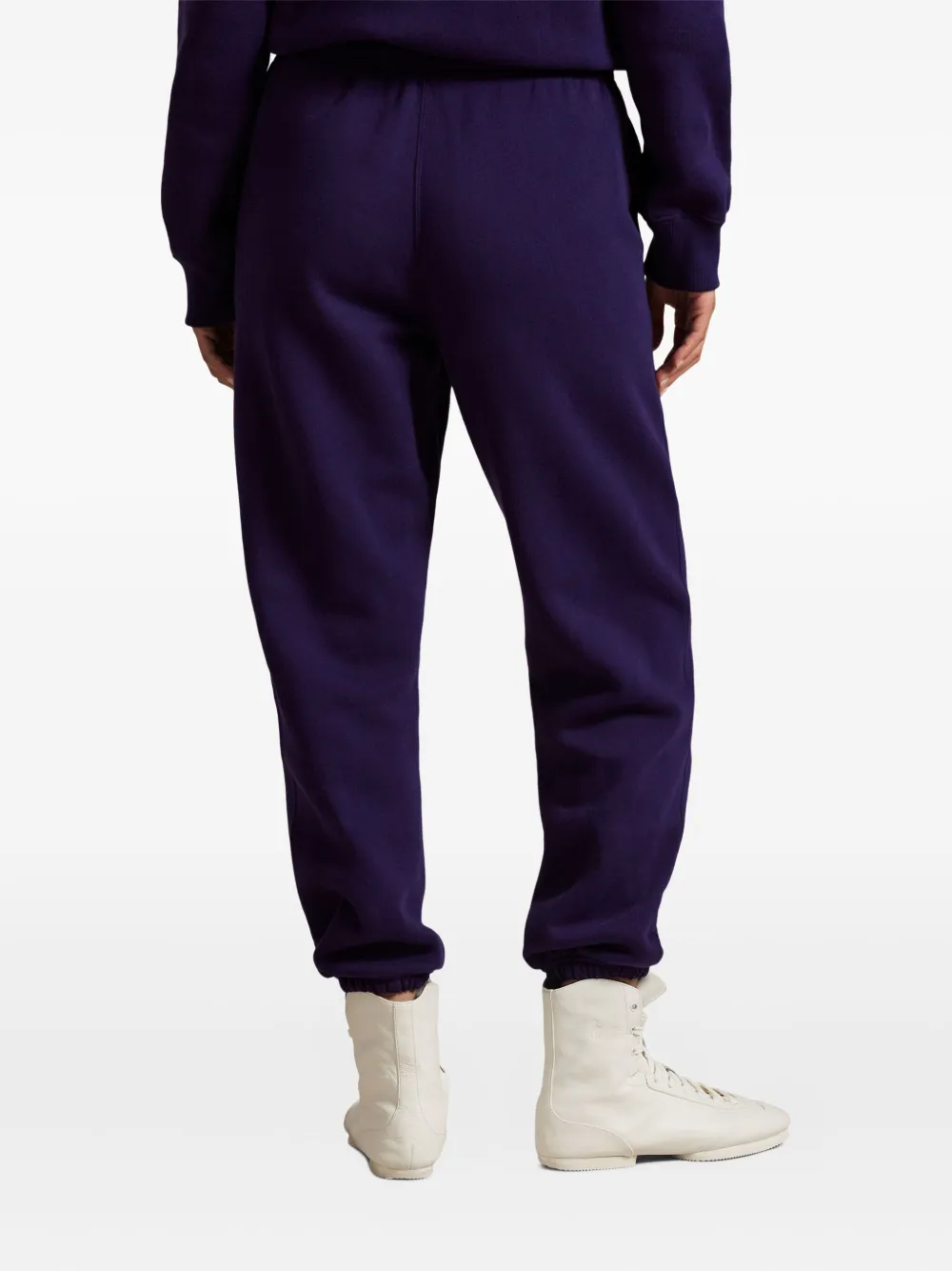 Polo Ralph Lauren Drawstring-cuffed Joggers In Purple