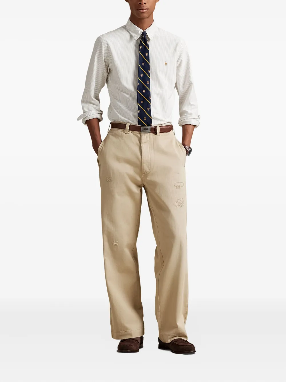 Polo Ralph Lauren Gestreept overhemd Beige