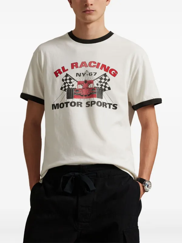 目を引く☆【Polo Ralph Lauren】Motorsport Graphic T-Shirt Men's Polo Ralph Lauren Motorsport Graphic T-Shirt | Finish Line
