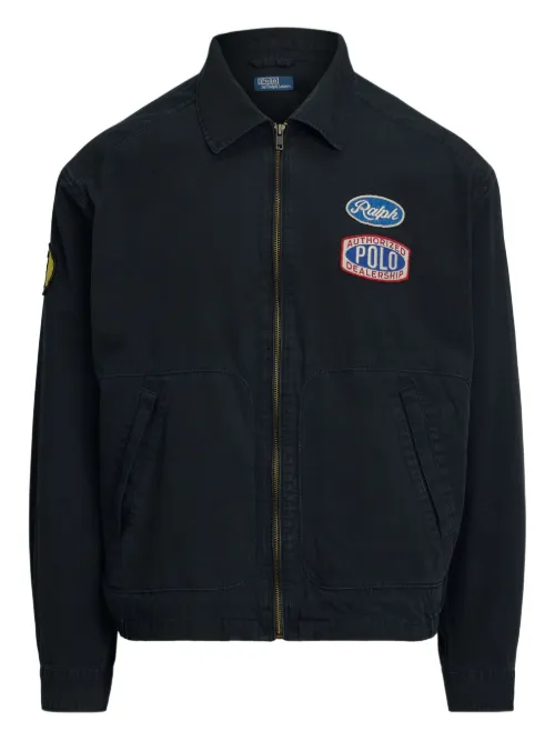 Veste zippée à patch brodé - Polo Ralph Lauren - Modalova