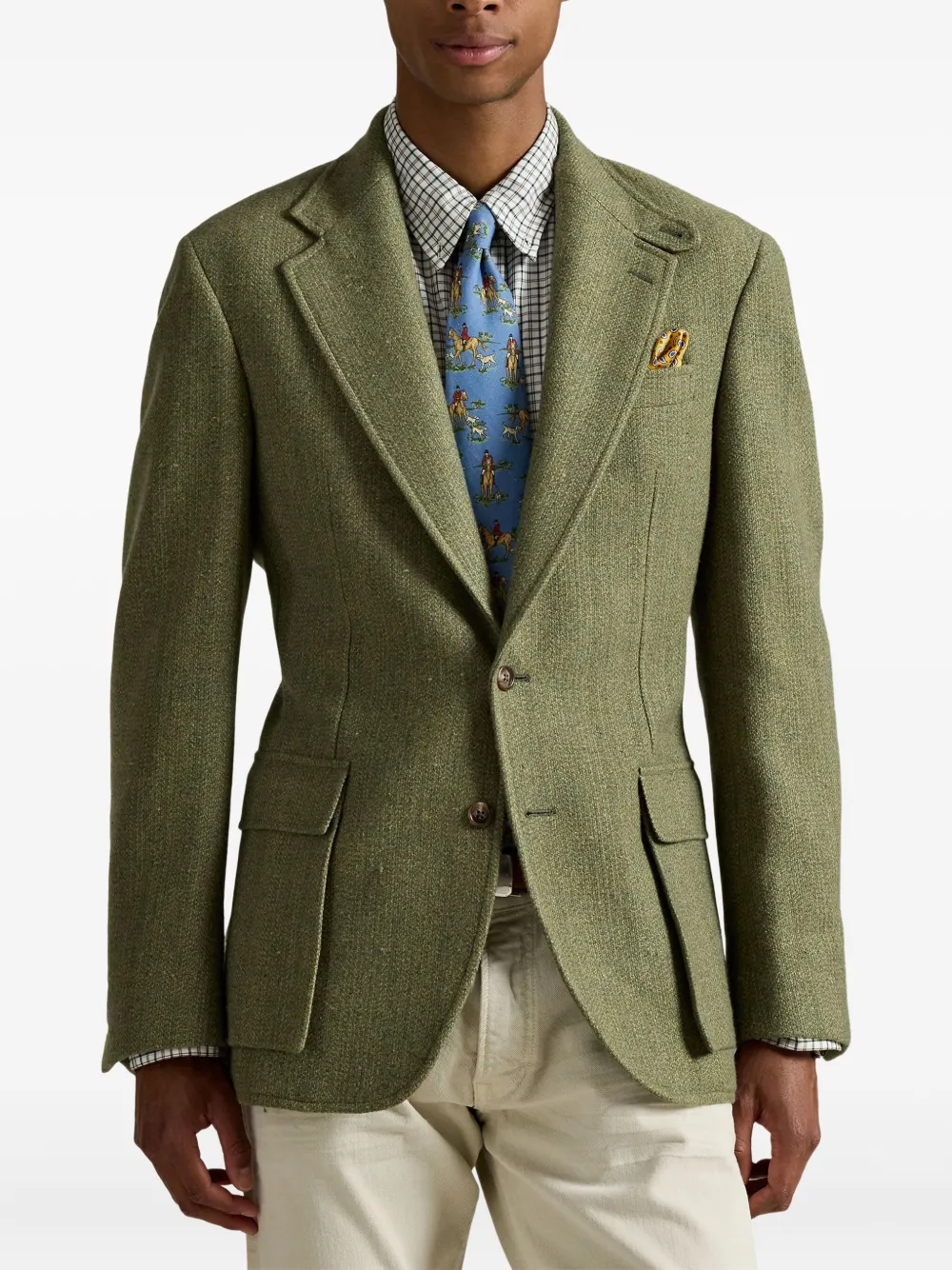 Polo Ralph Lauren RL67 enkele rij knopen blazer Groen