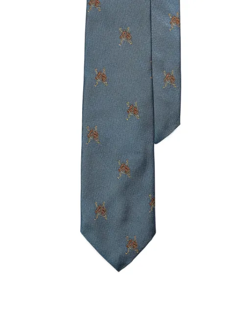 Polo Ralph Lauren horse-embroidered tie