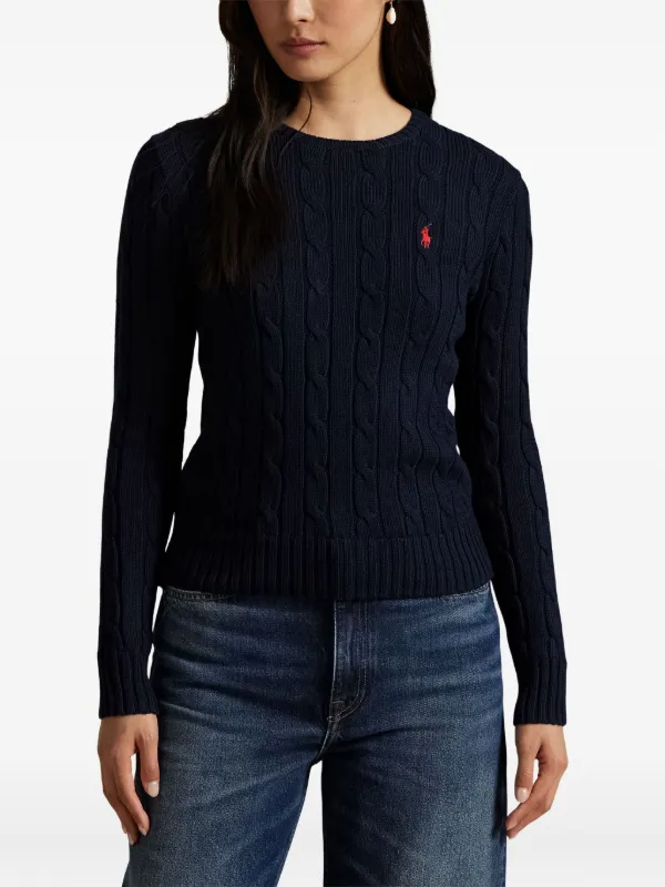 Polo Ralph Lauren ケーブルニット セーター | ブルー | FARFETCH JP
