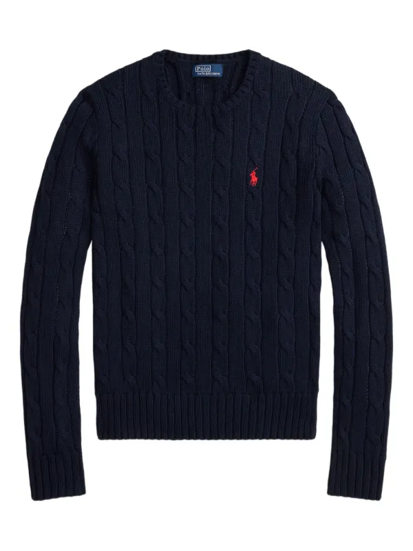 Polo Ralph Lauren ケーブルニット セーター | ブルー | FARFETCH JP