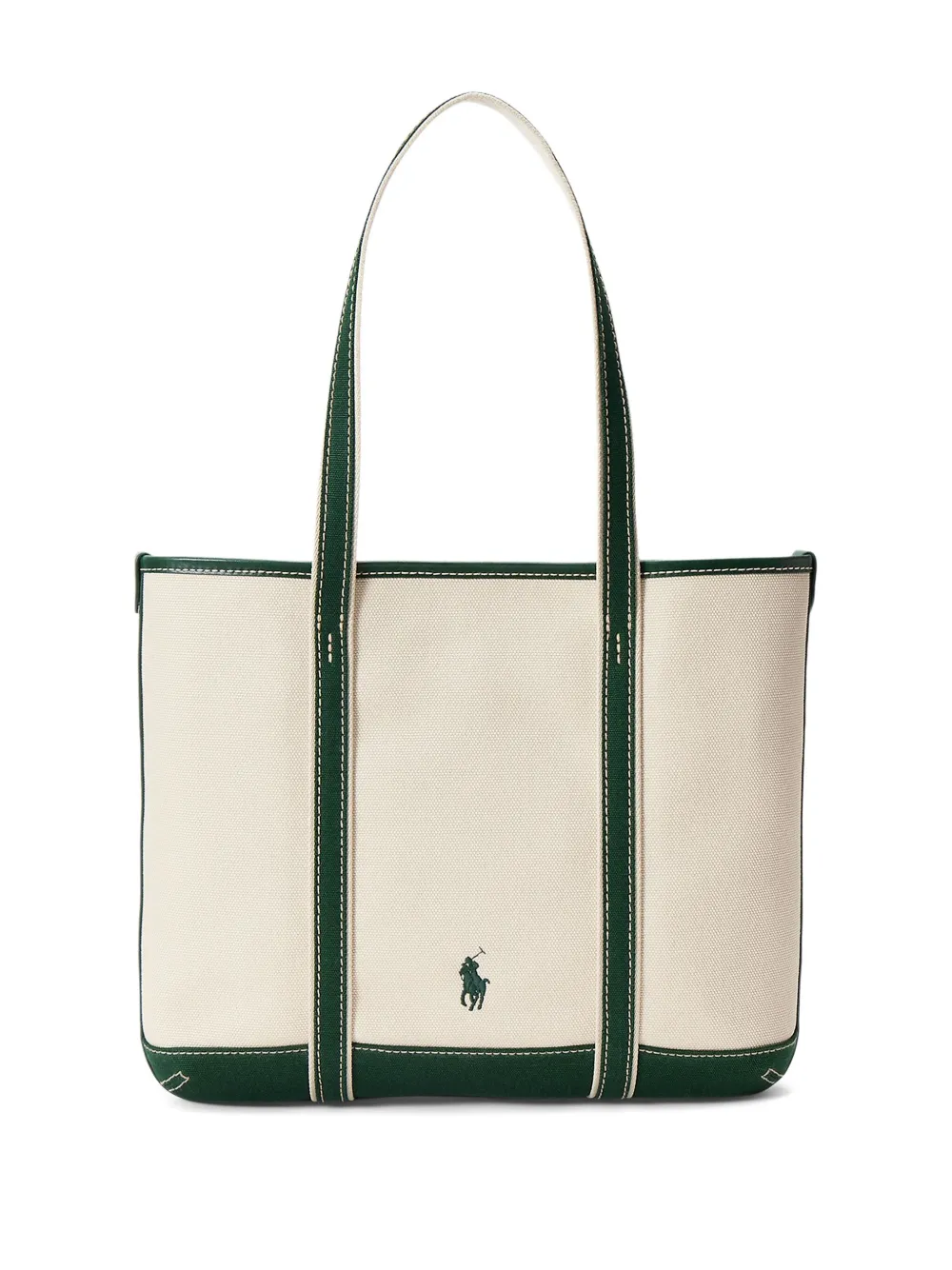 Polo Ralph Lauren Medium shopper met geborduurd logo Beige