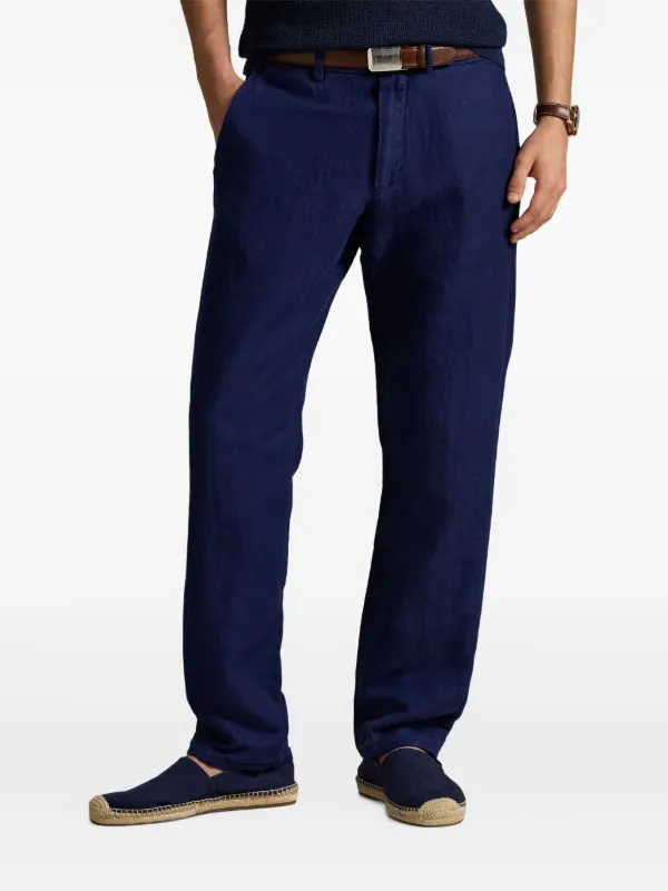 Polo Ralph Lauren Relaxed Trousers | Blue | FARFETCH JO