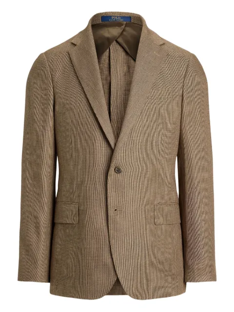 Polo Ralph Lauren checked single-breasted blazer