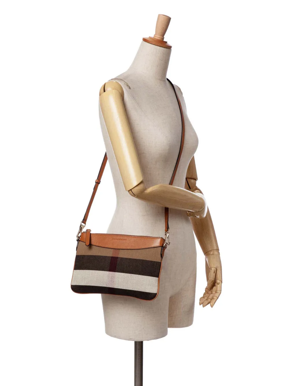 Burberry Pre-Owned 2000-2017 Mega Check Canvas Peyton crossbody bag | Pre-Owned | Image 2