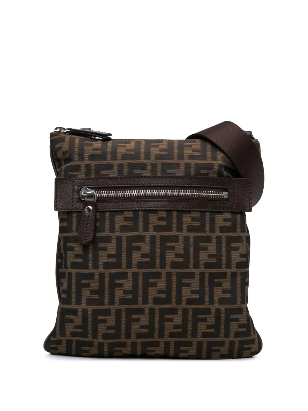Fendi Pre-Owned 2000-2010 Zucca Canvas crossbody bag | Brown | Image 1