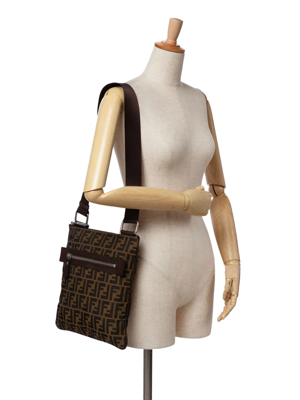 Fendi Pre-Owned 2000-2010 Zucca Canvas crossbody bag | Pre-Owned | Image 2